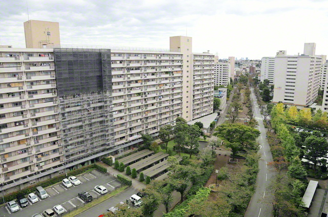 “東洋一のマンモス団地”と呼ばれた高島平団地。大手メーカーとタイアップし、リノベーション(大規模改修)が行われるなど、再び注目を集める