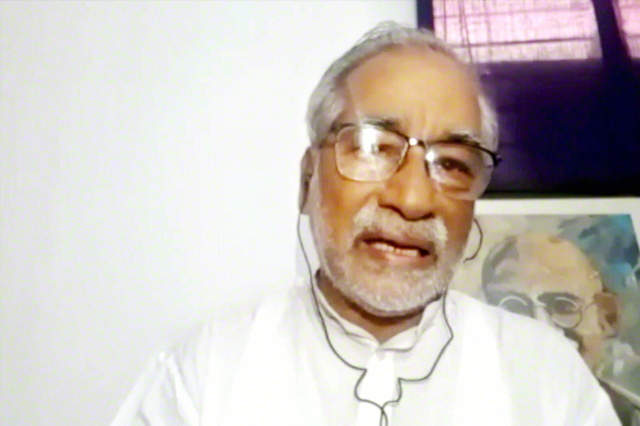 ラダクリシュナン博士 インド ガンジー研究評議会議長 が講演会 やっさんのブログ