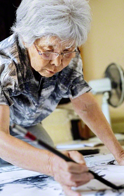 優しい笑顔の奥に、何事も貫き通す強さがある。黒田さんの「続けてきただけ」との言葉は謙遜であるとともに、誇りの表れでもある