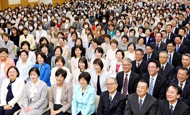 新たな布陣、新たな決意で意気高く出発した総県長会議（金舞会館で）