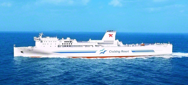 【横須賀～新門司（約21時間）】「それいゆ」と「はまゆう」の2船が毎日運航。海上で汽笛を鳴らし合う両船のすれ違いも（写真は「それいゆ」）