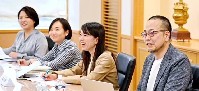 創価学会の青年世代と井手教授の勉強会（4月25日、世界聖教会館で）