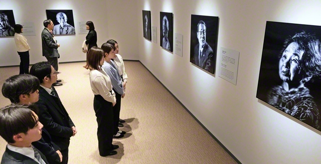 昨年3月、東京で開かれた「被爆者の肖像――80年の記憶」展。約2万人が来場し、反響を呼んだ