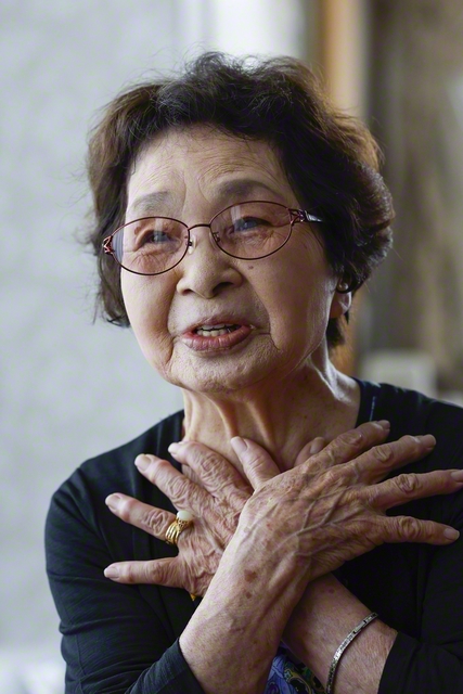 中村さんは「いつまでも平和であってほしい」と何度も言った