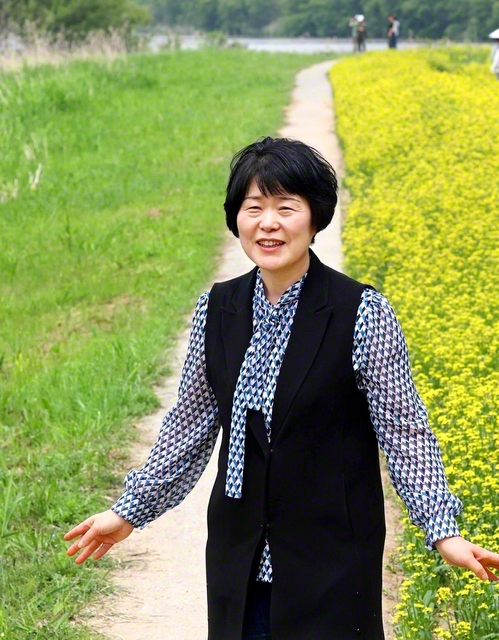 「豊かな自然にあふれたこの町が好きです」。自身を育んでくれた故郷への報恩に生きると、ソクさんは決めている