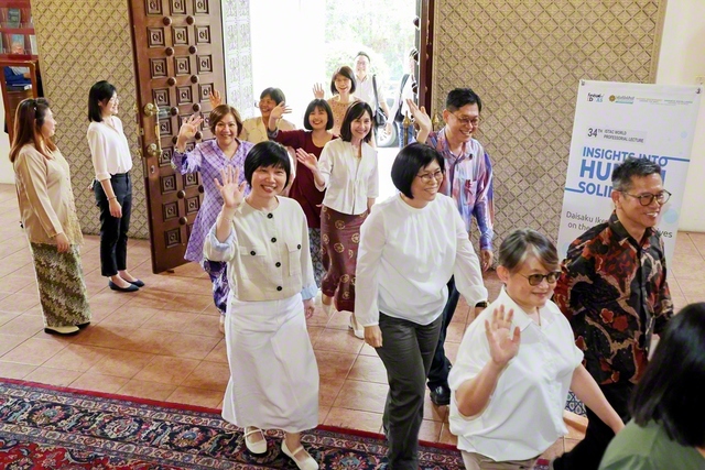 交流行事にはマレーシア創価学会の友も参加。多民族国家の中で、宗教や民族の垣根を超えて友情を広げている