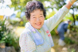 元気の秘訣は「信心根本。先生一筋」と池本さん。「常に自身を見つめ、境涯革命に挑みます」