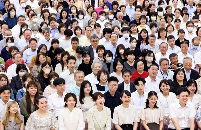 「生命の世紀」の開拓者の誇りに燃えて前進する首都圏ドクター部の友（15日、巣鴨の東京戸田記念講堂で）