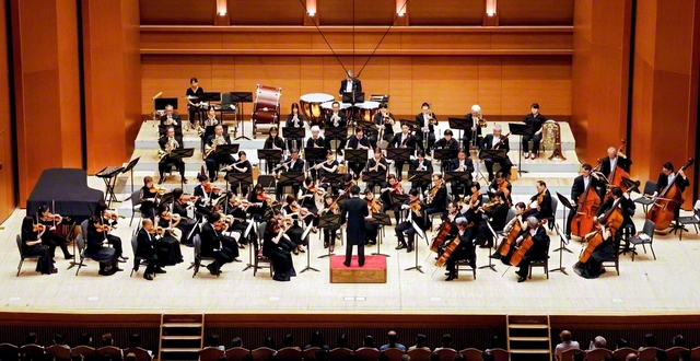 昨年9月に行われた富士交響楽団の定期演奏会（大田区民ホール・アプリコで）