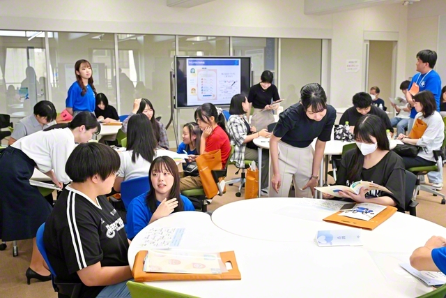 創価大学のオープンキャンパスで行われた“大学・学部選びワークショップ”