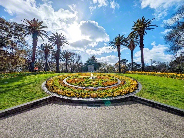 メルボルンの「クイーン・ビクトリア・ガーデン」。緑豊かな公園が市内に点在する