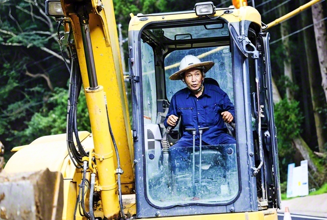三浦さんはショベルカーに乗ると目の色が変わる