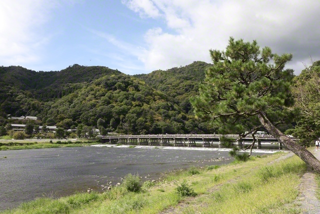 京都・嵐山の渡月橋