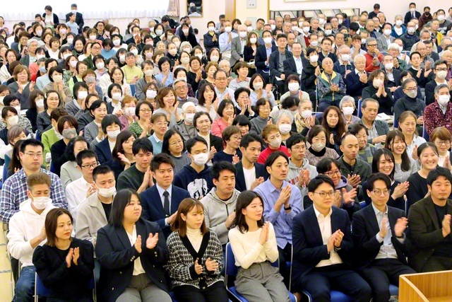 強き祈りと異体同心の団結で前進する町田総区の友（町田文化会館で）