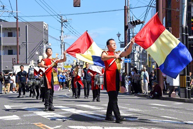希望の調べを奏でた創価鹿児島サザンブレイズ（鹿児島市内で）