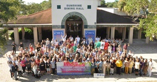 スペイン語系メンバーの研修会。ストラウス理事長の担当で、質疑応答も活発に行われた