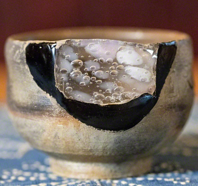 湯飲み　×　ガラスの組み合わせ