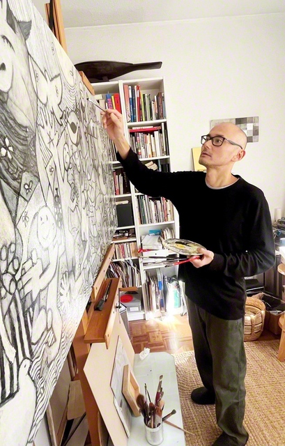 ナカシマさんのアトリエで