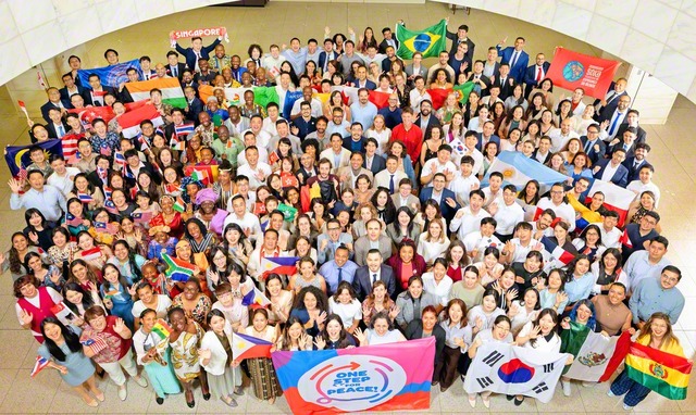 平和・文化・教育の連帯を世界へ――SGI青年研修会に集った友（9月、東京で）