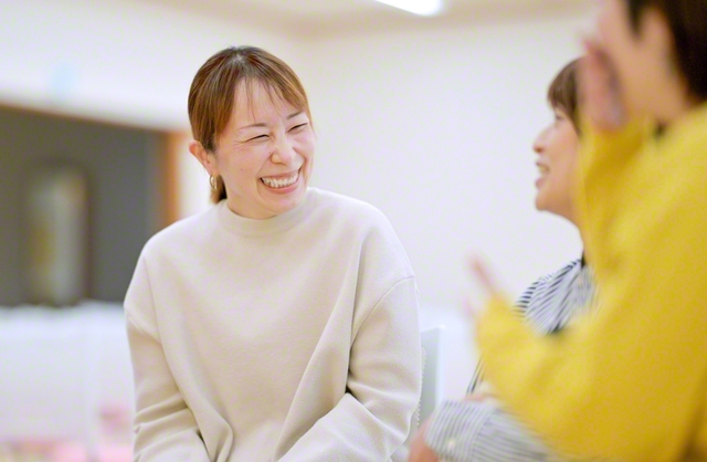 野田さんの笑顔がはじける