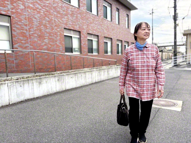 長島愛生園の入所者を訪ねる中西さん