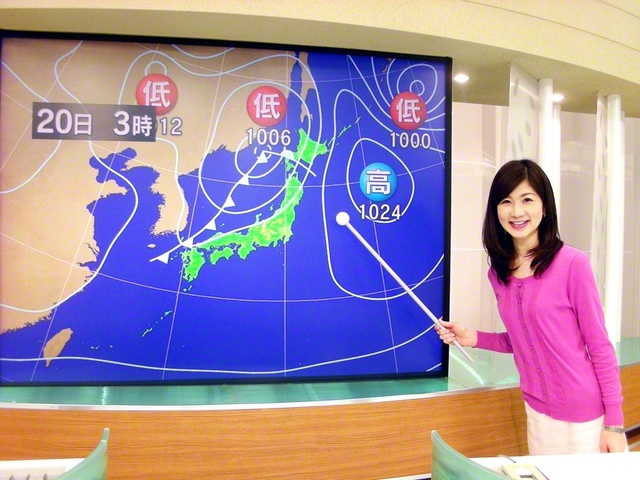 気象キャスターとして、天気情報をお届け！　「好きなお天気キャスター・気象予報士ランキング」でトップ10入りしたことも