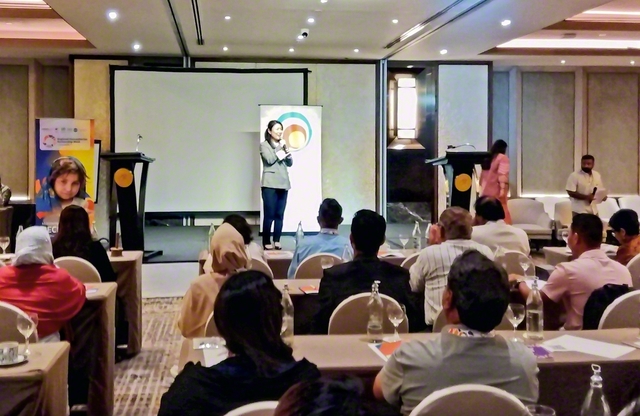 会議に合わせて各団体が作成した映像が紹介され、SGIの代表も報告（8日、同）