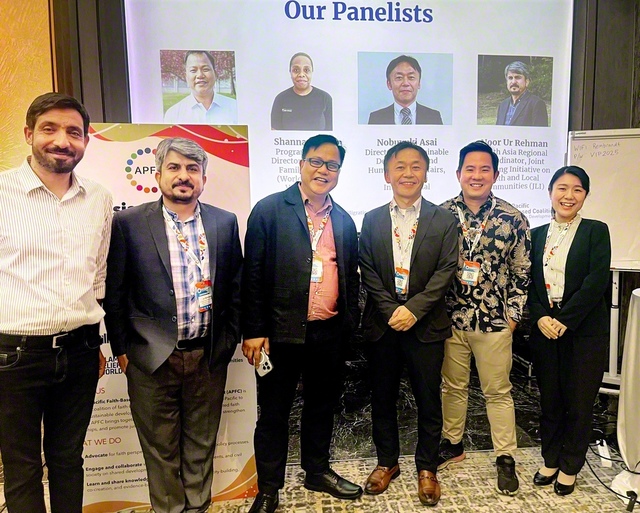 信仰者による心理社会的ケアを巡る分科会で登壇したパネリストら（10日、同）