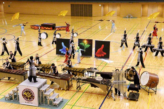 表現力豊かな演技・演奏がつくり出す世界観で観客を魅了したプライド・オブ・ソウカ（東京・エスフォルタアリーナ八王子で）