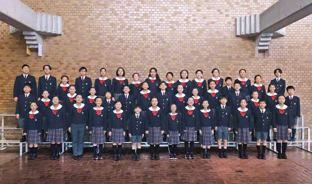 美しく豊かな歌声を響かせた関西創価小学校のビクトワール合唱団