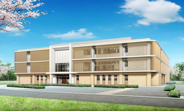 新たに建設が決定した関西創価学園の女子寮の完成予想図