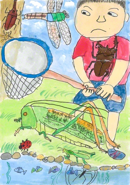 「僕は虫博士！」　山口・山口市1年　有田周悟さん