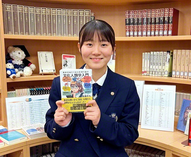全国大会出場を決めた石中さん。「本の魅力や自分の思いを伝えたい！」と語った