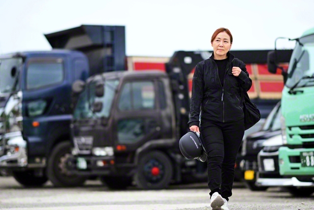 「運送業は私の天職。生まれ変わっても、この仕事一択です（笑）」と三宅さん。挑戦の喜びをかみ締める日々だ