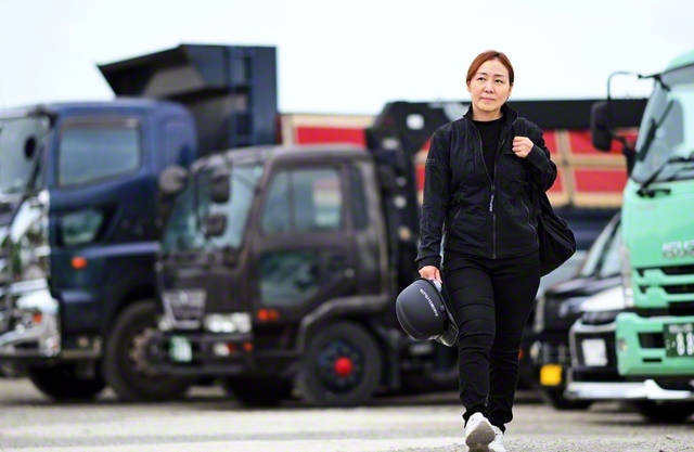 「運送業は私の天職。生まれ変わっても、この仕事一択です（笑）」と三宅さん。挑戦の喜びをかみ締める日々だ