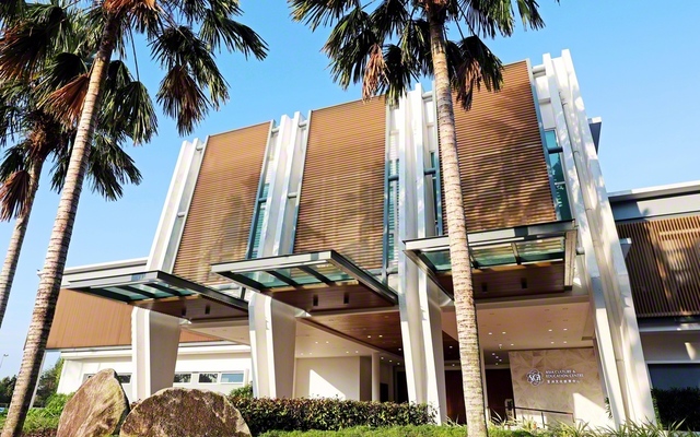 マレーシア南部のジョホールバルに立つSGIアジア文化教育センター