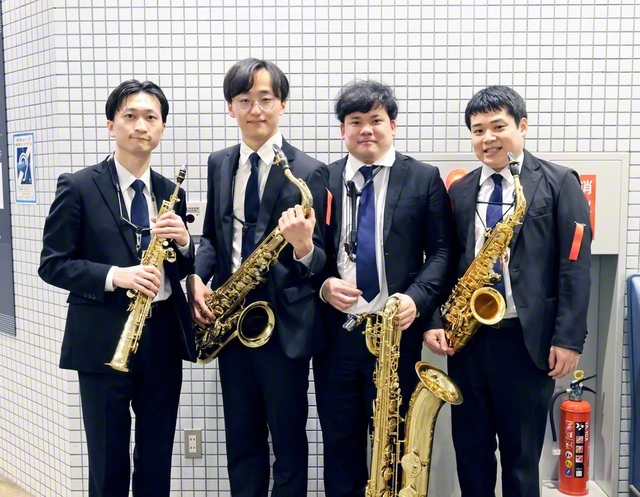 創価グロリア吹奏楽団・サクソフォーン四重奏の友