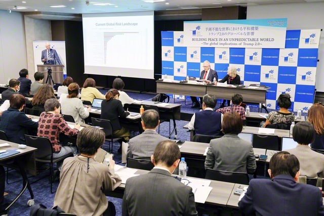 昨年2月に都内で行われた戸田平和研究所の公開セミナー