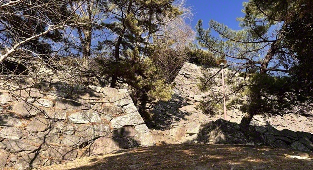 大分県日出（ひじ）町にある日出城址。別名・暘谷（ようこく）城と呼ばれ、中国の古典『淮南子』の一節「日は暘谷より出でて咸池（かんち）に浴す」から引用し、命名されたと伝えられている＝大分・田中亨一通信員