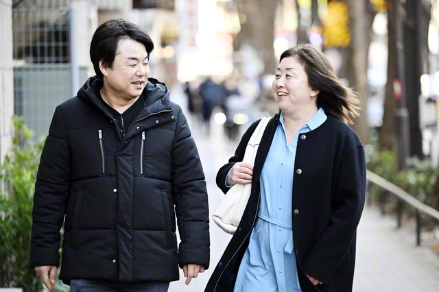 どんな時も味方でいてくれる夫・淳司さん㊧。社員を大きな心で包み込む