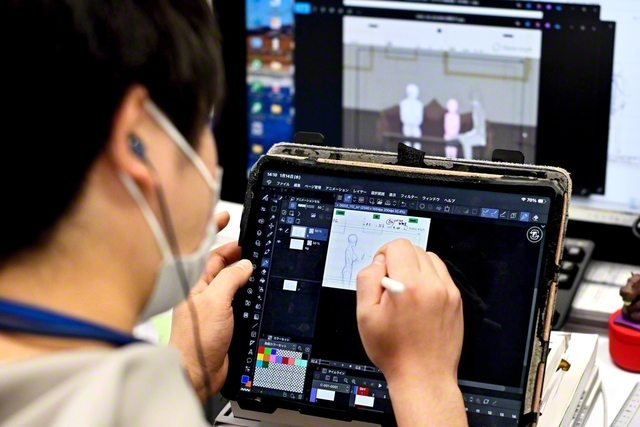 風通しのいいオープンな職場で“創造の筆”も軽やかに