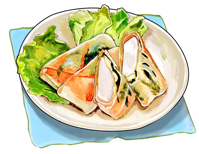 はんぺんの春巻き