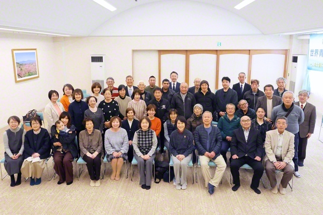 異体同心の仲良きスクラムが光る福島・新世紀圏の同志が朗らかに（双葉会館で）