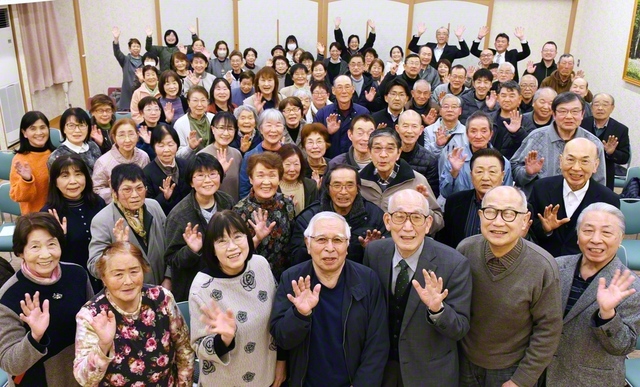 宮城・気仙沼正義県の同志は“福光”の象徴である気仙沼文化会館に集った