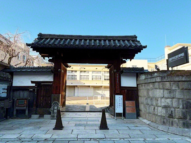 高麗門や石垣は国登録有形文化財に指定