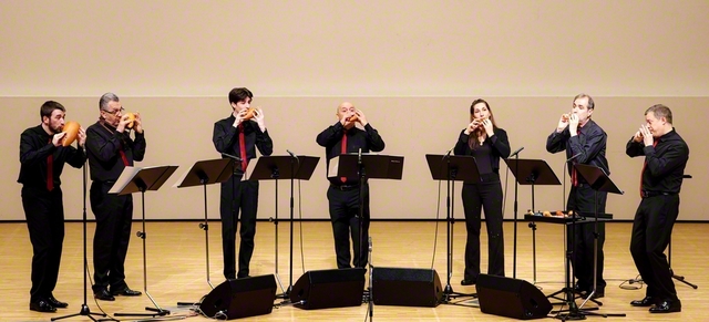 オカリナ七重奏団「G.O.B.（ゴブ）」の公演（14日、伊勢市内で）