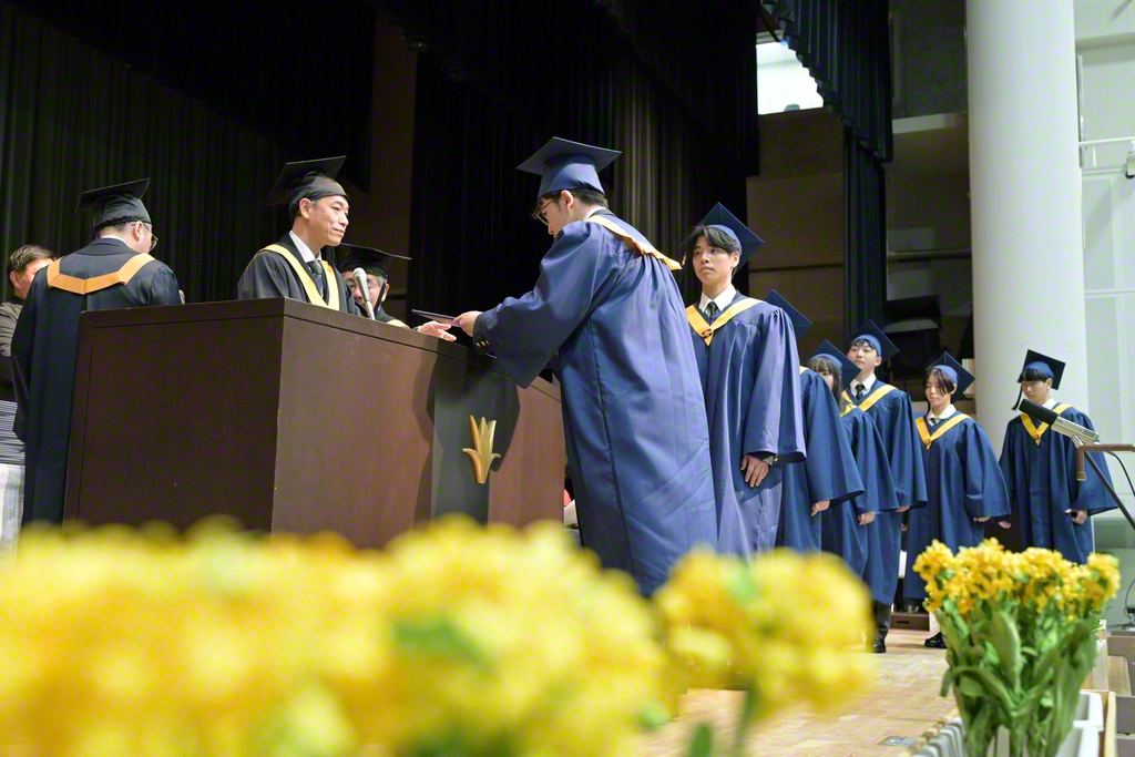 関西創価高校の卒業式