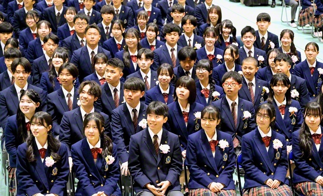 “パイオニア”として一人一人が主体的に新たな挑戦を起こした関西中51期生（関西創価学園・池田講堂で）