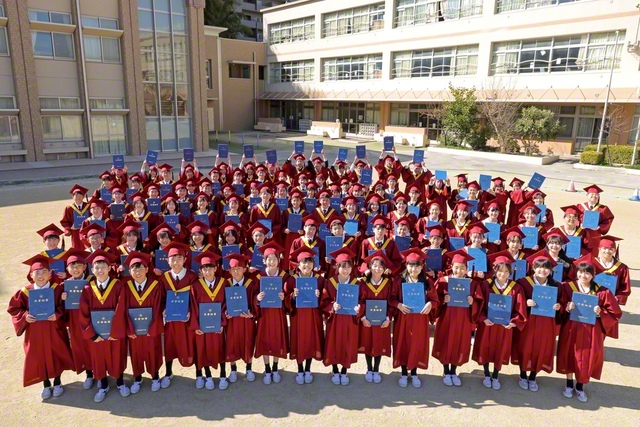 「希望の花」を咲かせよう――周囲への感謝を形にする取り組みを行ってきた関西小の43期生（関西創価小学校で）