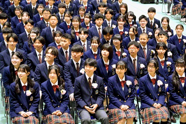 “パイオニア”として一人一人が主体的に新たな挑戦を起こした関西中51期生（関西創価学園・池田講堂で）